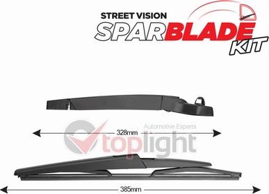 AE TOPLIGHT TRA-V3V7 - Wiper Arm Set, window cleaning car-mod.net