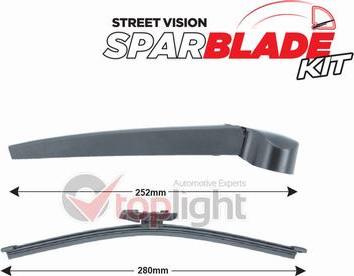 AE TOPLIGHT TRA-V2G5 - Wiper Arm Set, window cleaning car-mod.net