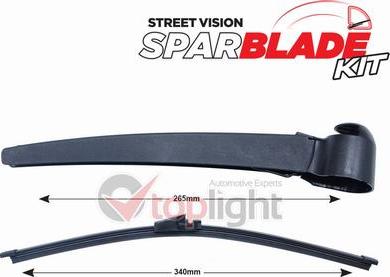 AE TOPLIGHT TRA-V2G2 - Wiper Arm Set, window cleaning car-mod.net