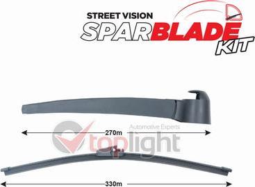 AE TOPLIGHT TRA-V2P4 - Wiper Arm Set, window cleaning car-mod.net
