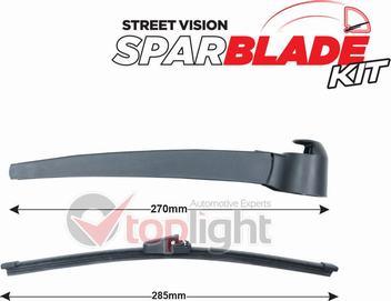 AE TOPLIGHT TRA-V2P1 - Wiper Arm Set, window cleaning car-mod.net