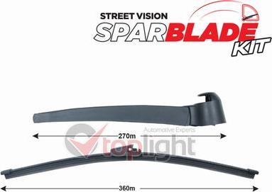 AE TOPLIGHT TRA-V2T4 - Wiper Arm Set, window cleaning car-mod.net