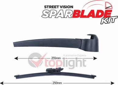 AE TOPLIGHT TRA-V2U1 - Wiper Arm Set, window cleaning car-mod.net