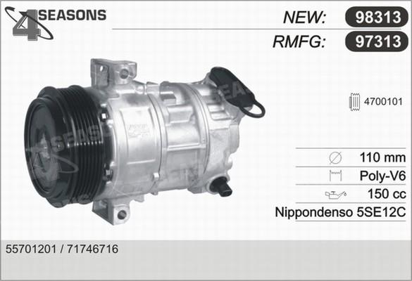 AHE 98313 - Compressor, air conditioning car-mod.net