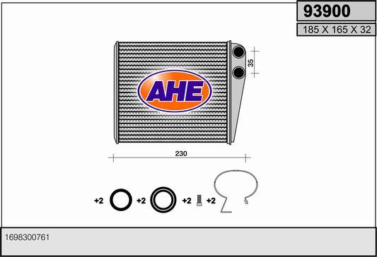 AHE 93900 - Heat Exchanger, interior heating car-mod.net