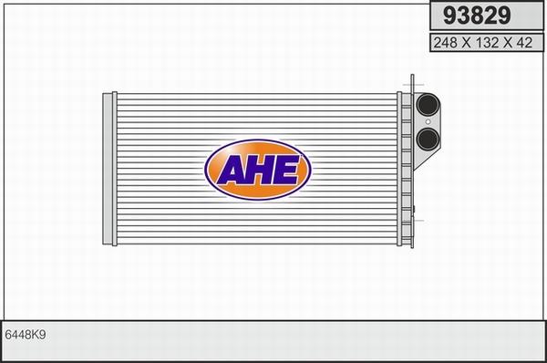 AHE 93829 - Heat Exchanger, interior heating car-mod.net