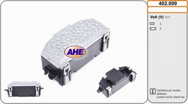 AHE 402.009 - Control Unit, electric fan (engine cooling) car-mod.net