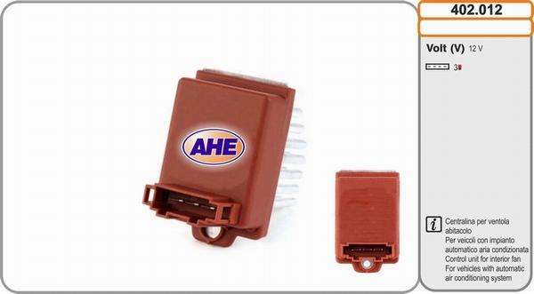 AHE 402.012 - Control Unit, electric fan (engine cooling) car-mod.net