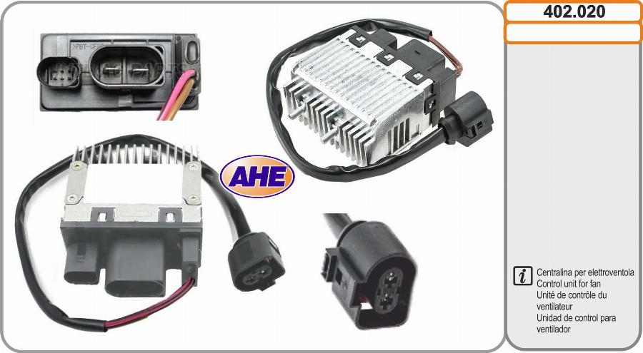 AHE 402.020 - Control Unit, electric fan (engine cooling) car-mod.net