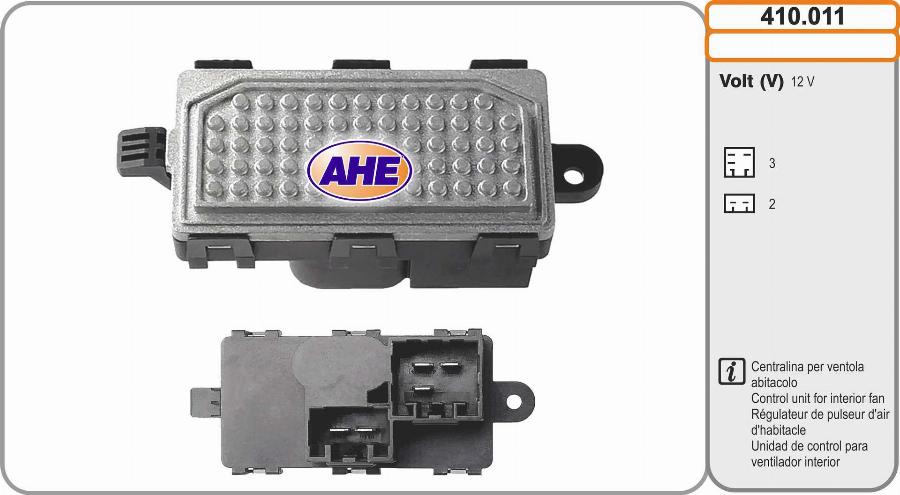 AHE 410.011 - Control Unit, electric fan (engine cooling) car-mod.net