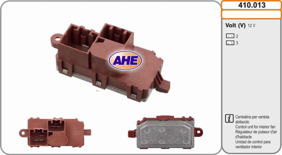 AHE 410.013 - Control Unit, electric fan (engine cooling) car-mod.net