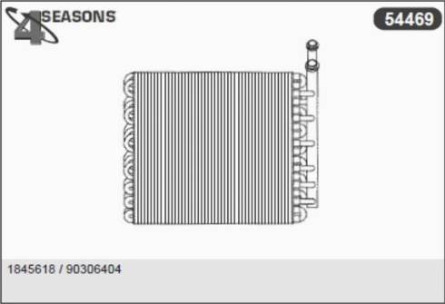 AHE 54469 - Evaporator, air conditioning car-mod.net