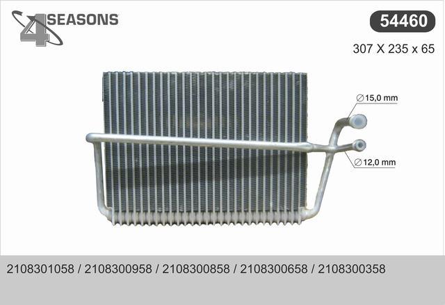 AHE 54460 - Evaporator, air conditioning car-mod.net