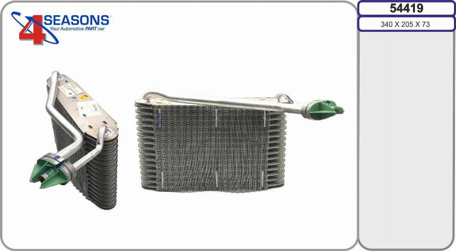 AHE 54419 - Evaporator, air conditioning car-mod.net