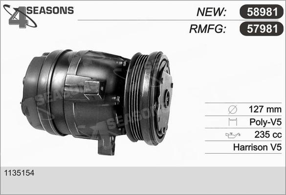 AHE 57981 - Compressor, air conditioning car-mod.net