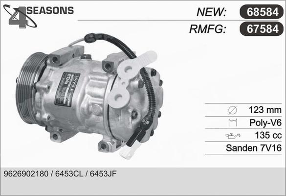 AHE 67584 - Compressor, air conditioning car-mod.net