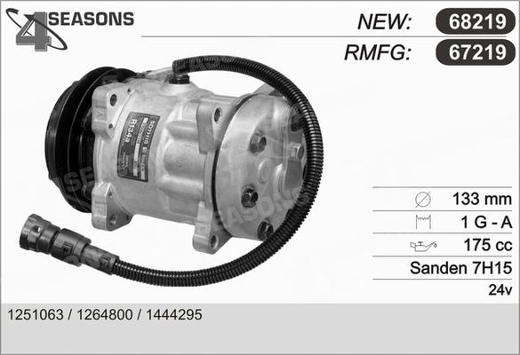 AHE 67219 - Compressor, air conditioning car-mod.net