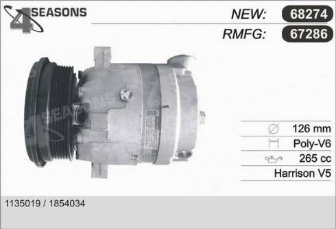 AHE 67286 - Compressor, air conditioning car-mod.net