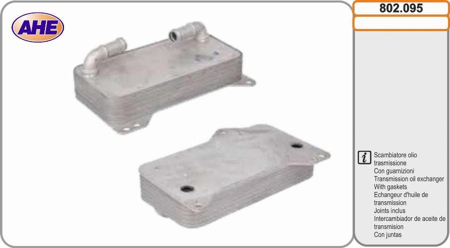 AHE 802.095 - Oil Cooler, engine oil car-mod.net