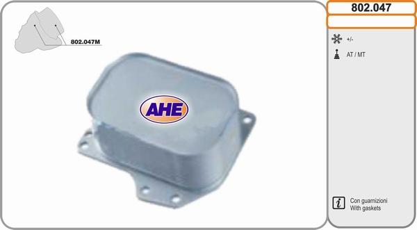 AHE 802.047 - Oil Cooler, engine oil car-mod.net