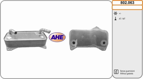 AHE 802.063 - Oil Cooler, engine oil car-mod.net
