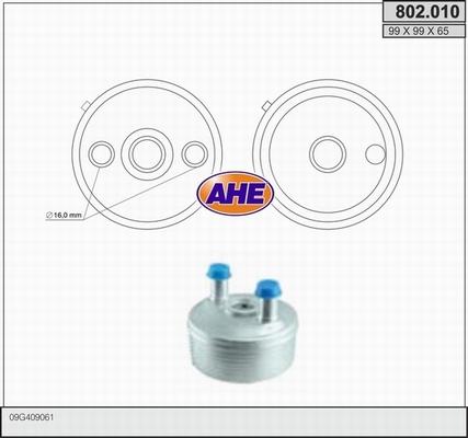 AHE 802.010 - Oil Cooler, engine oil car-mod.net