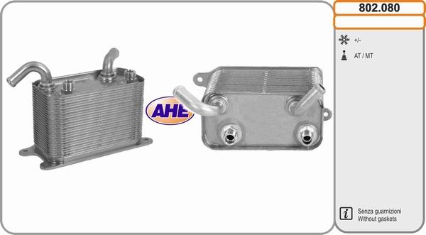 AHE 802.080 - Oil Cooler, engine oil car-mod.net