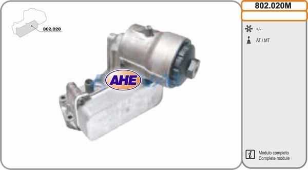 AHE 802.020M - Oil Cooler, engine oil car-mod.net