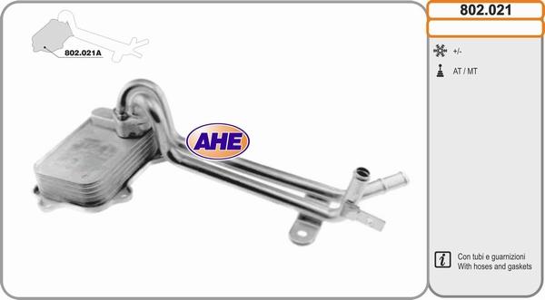 AHE 802.021 - Oil Cooler, engine oil car-mod.net