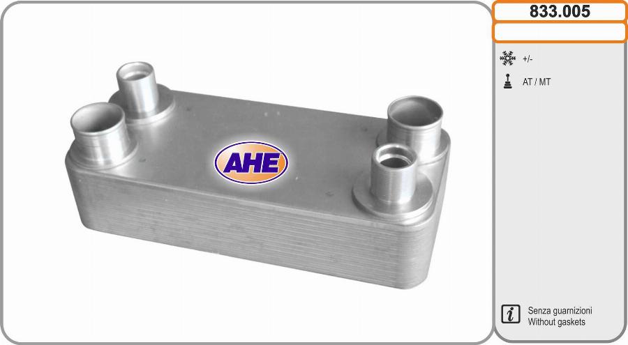 AHE 833.005 - Oil Cooler, engine oil car-mod.net