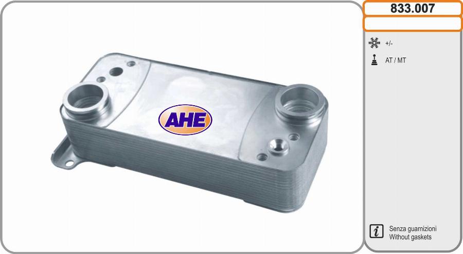 AHE 833.007 - Oil Cooler, engine oil car-mod.net