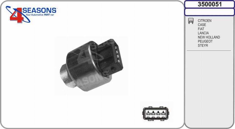 AHE 3500051 - Pressure Switch, air conditioning car-mod.net