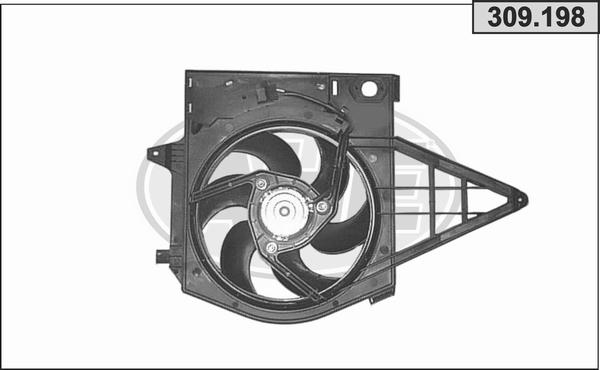 AHE 309.198 - Fan, radiator car-mod.net