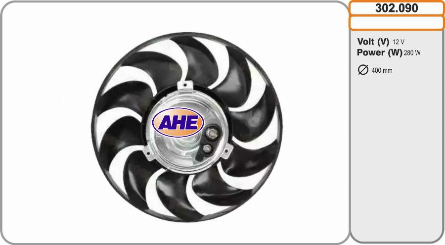 AHE 302.090 - Fan, radiator car-mod.net