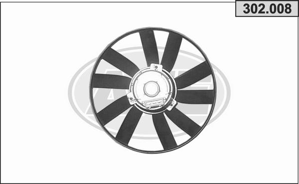 AHE 302.008 - Fan, radiator car-mod.net