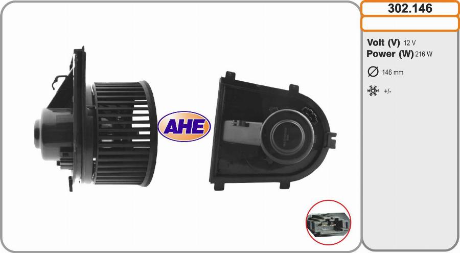 AHE 302.146 - Interior Blower car-mod.net