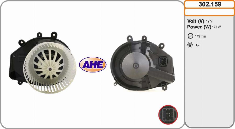 AHE 302.159 - Interior Blower car-mod.net