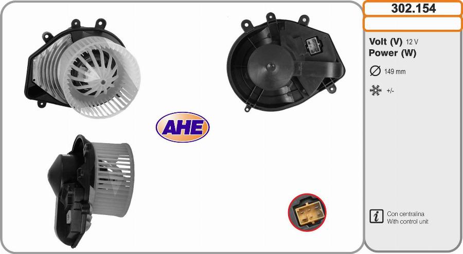 AHE 302.154 - Interior Blower car-mod.net
