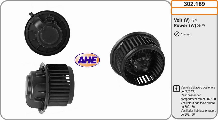 AHE 302.169 - Interior Blower car-mod.net