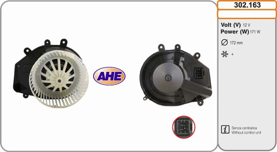 AHE 302.163 - Interior Blower car-mod.net