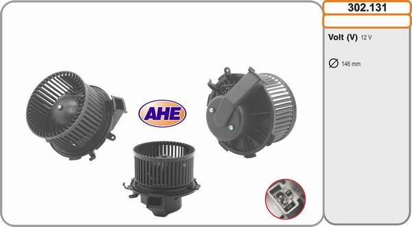 AHE 302.131 - Fan, radiator car-mod.net