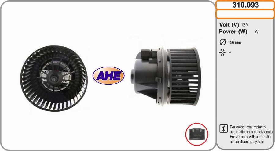 AHE 310.093 - Interior Blower car-mod.net