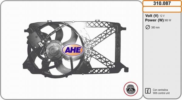 AHE 310.087 - Fan, radiator car-mod.net