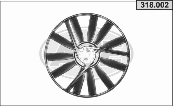 AHE 318.002 - Fan, radiator car-mod.net