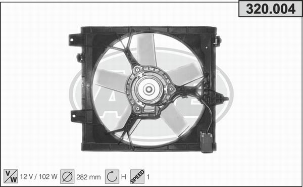 AHE 320.004 - Fan, radiator car-mod.net