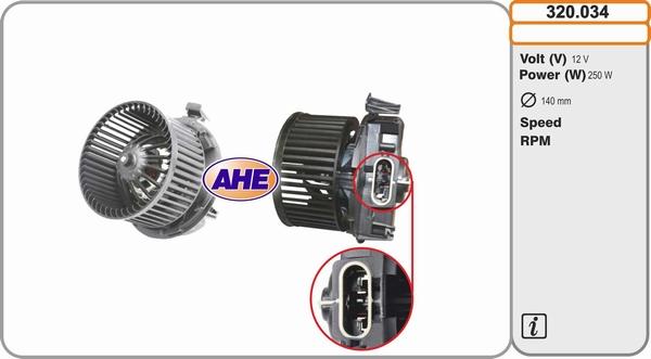 AHE 320.034 - Interior Blower car-mod.net