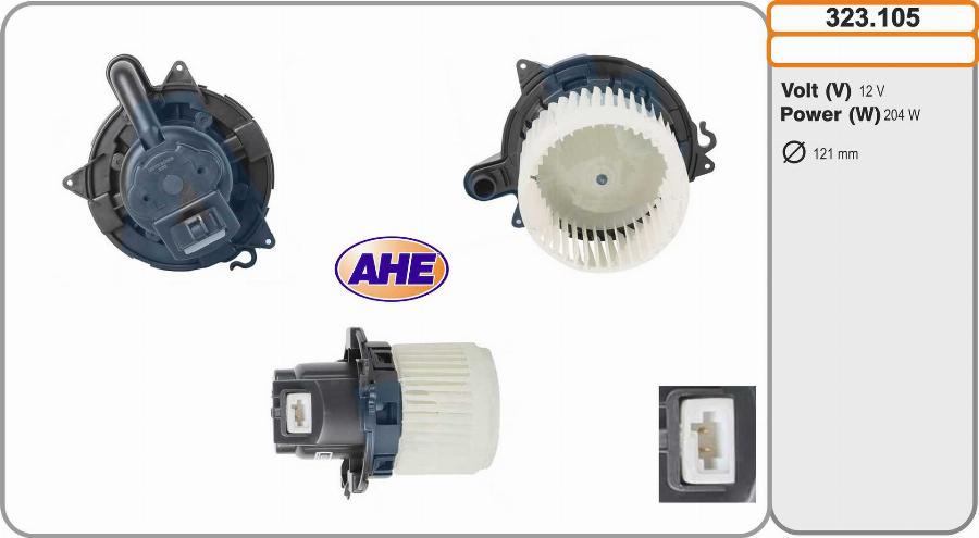 AHE 323.105 - Interior Blower car-mod.net