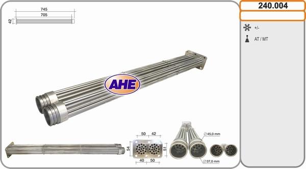 AHE 240.004 - Cooler, exhaust gas recirculation car-mod.net