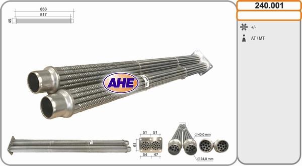 AHE 240.001 - Cooler, exhaust gas recirculation car-mod.net
