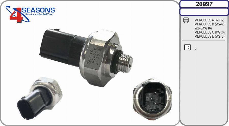 AHE 20997 - Pressure Switch, air conditioning car-mod.net